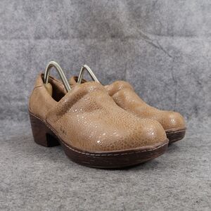 Born Concept Shoes Women 8.5 Clogs Peggy Pebble Boc Slip On Brown Classic Casual